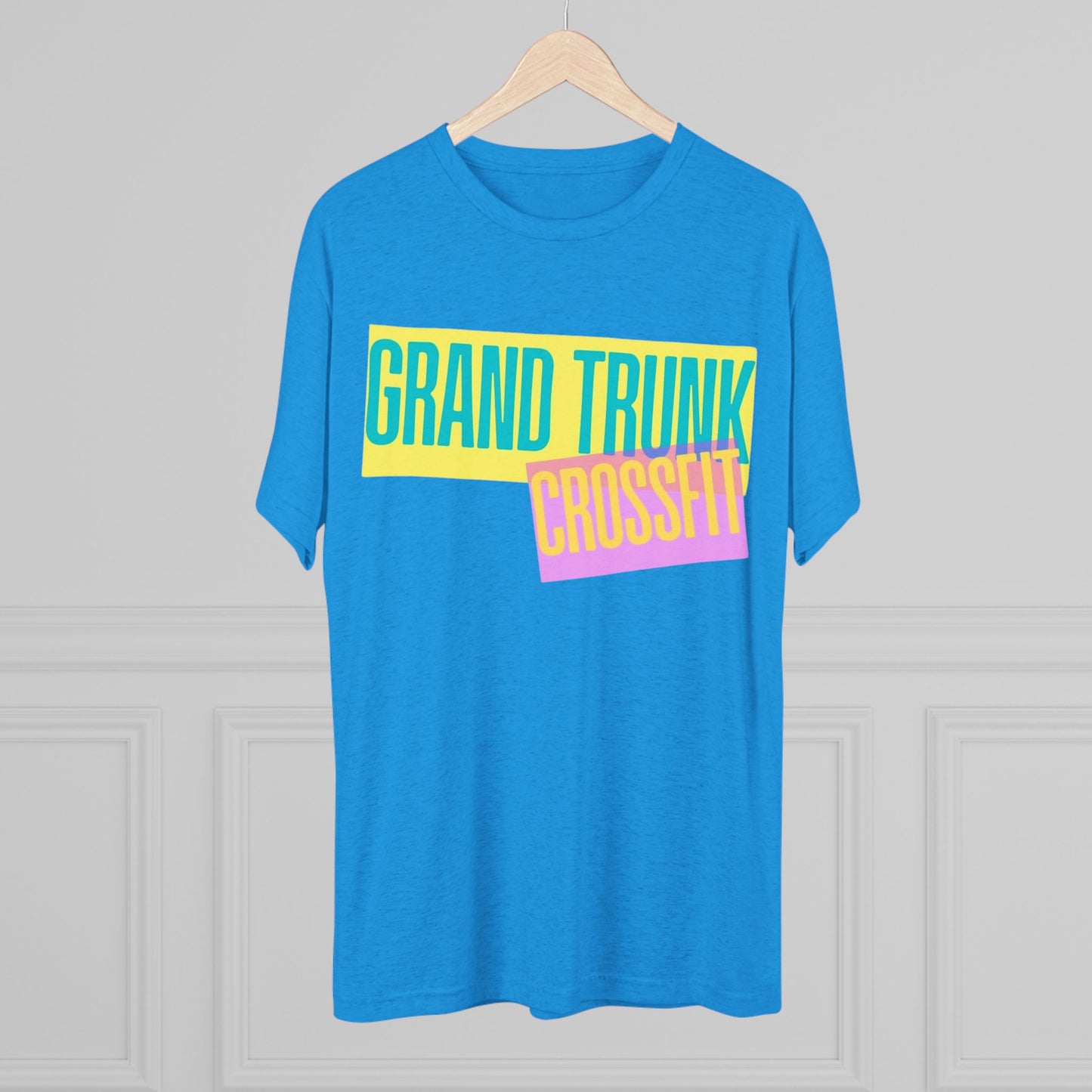 Grand Trunk CrossFit Unisex Tri-Blend Crew Tee - Comfortable Athletic Wear for Fitness Enthusiasts