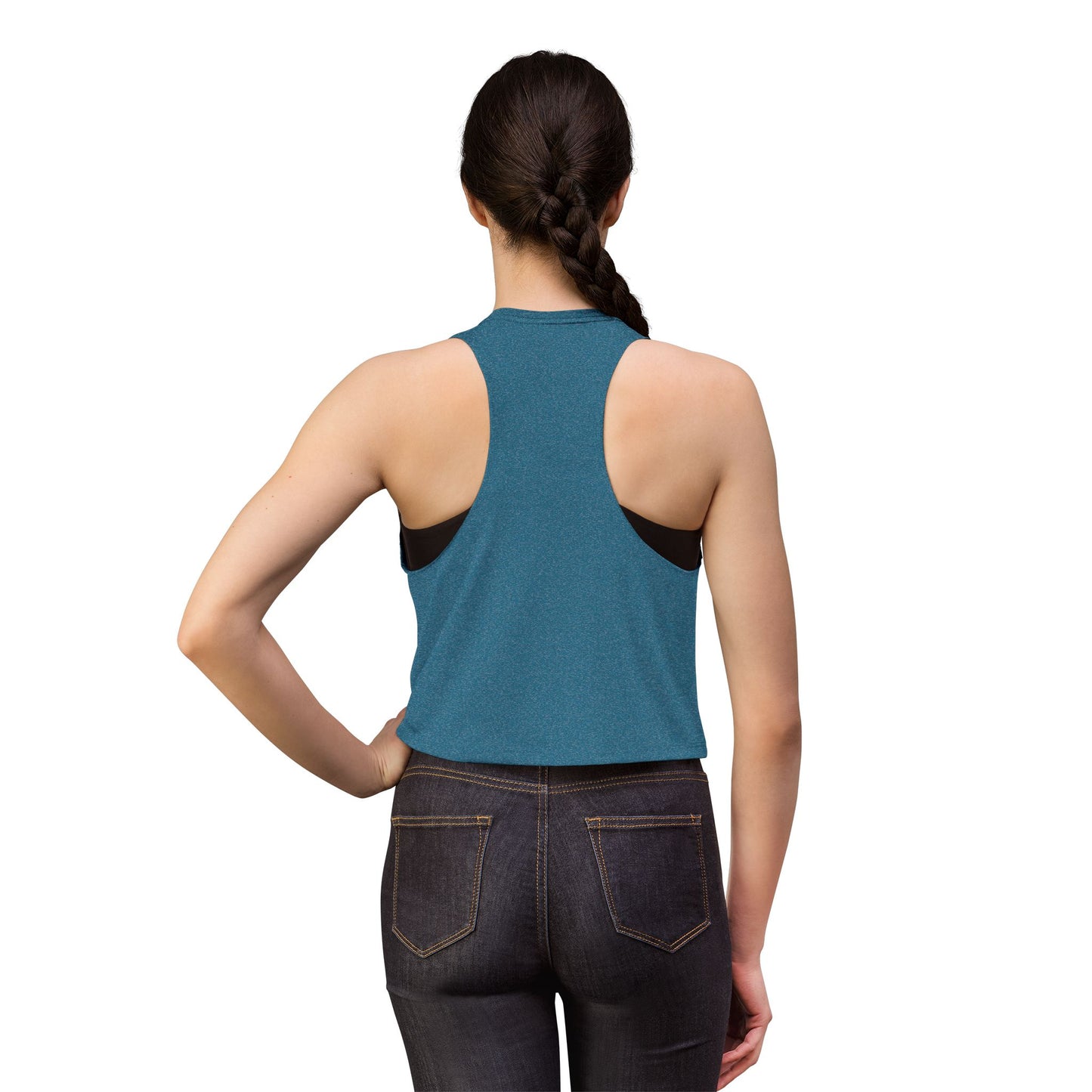 CrossFit "The Open" Women's Crop Tank Top — 2026 Gym Competition Tee