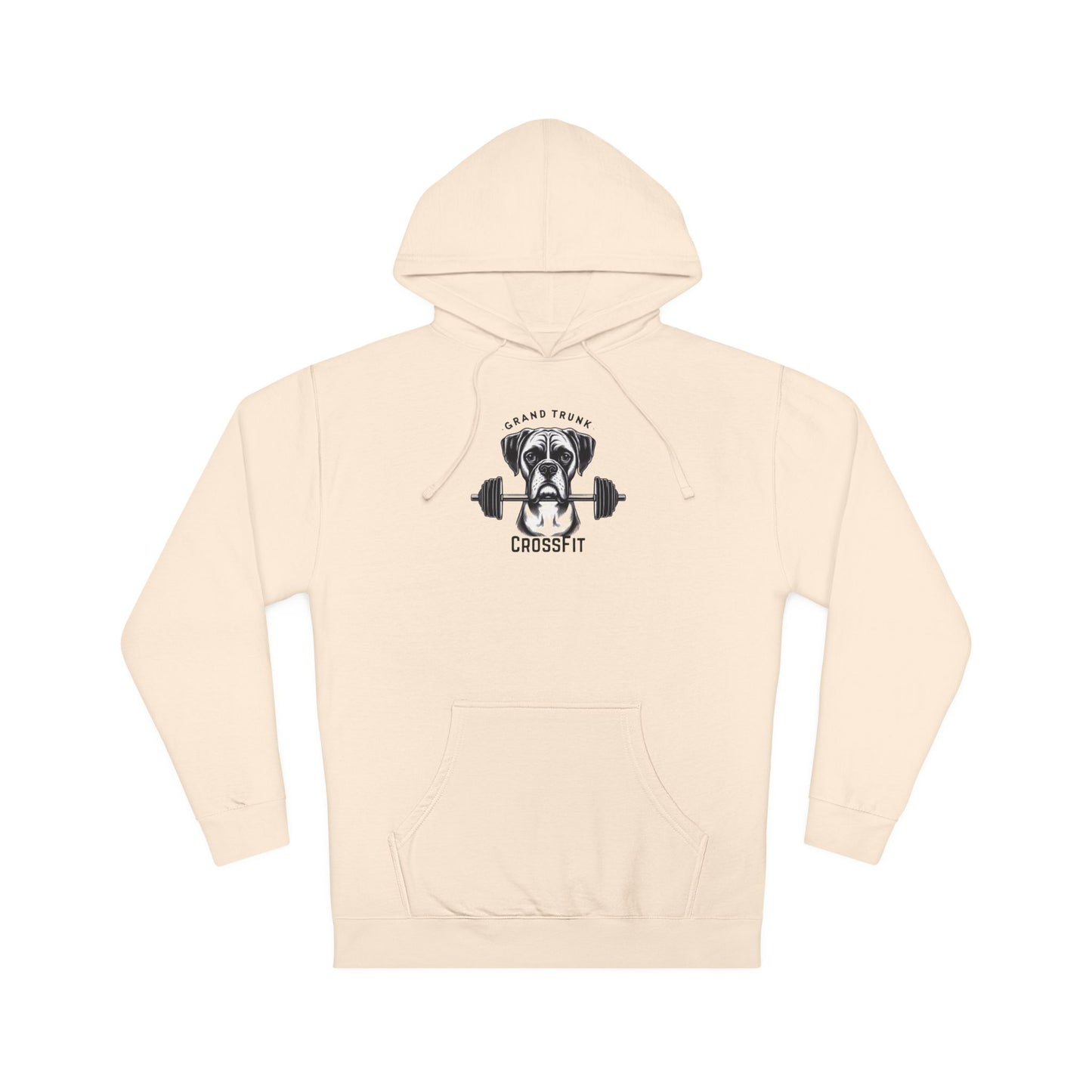 CrossFit Dog Unisex Hooded Sweatshirt - Perfect for Pet Lovers & Fitness Enthusiasts