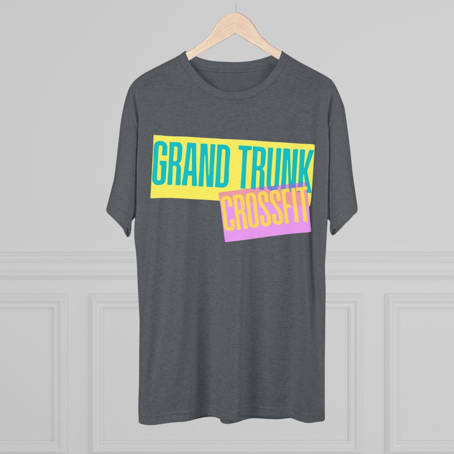 Grand Trunk CrossFit Unisex Tri-Blend Crew Tee - Comfortable Athletic Wear for Fitness Enthusiasts