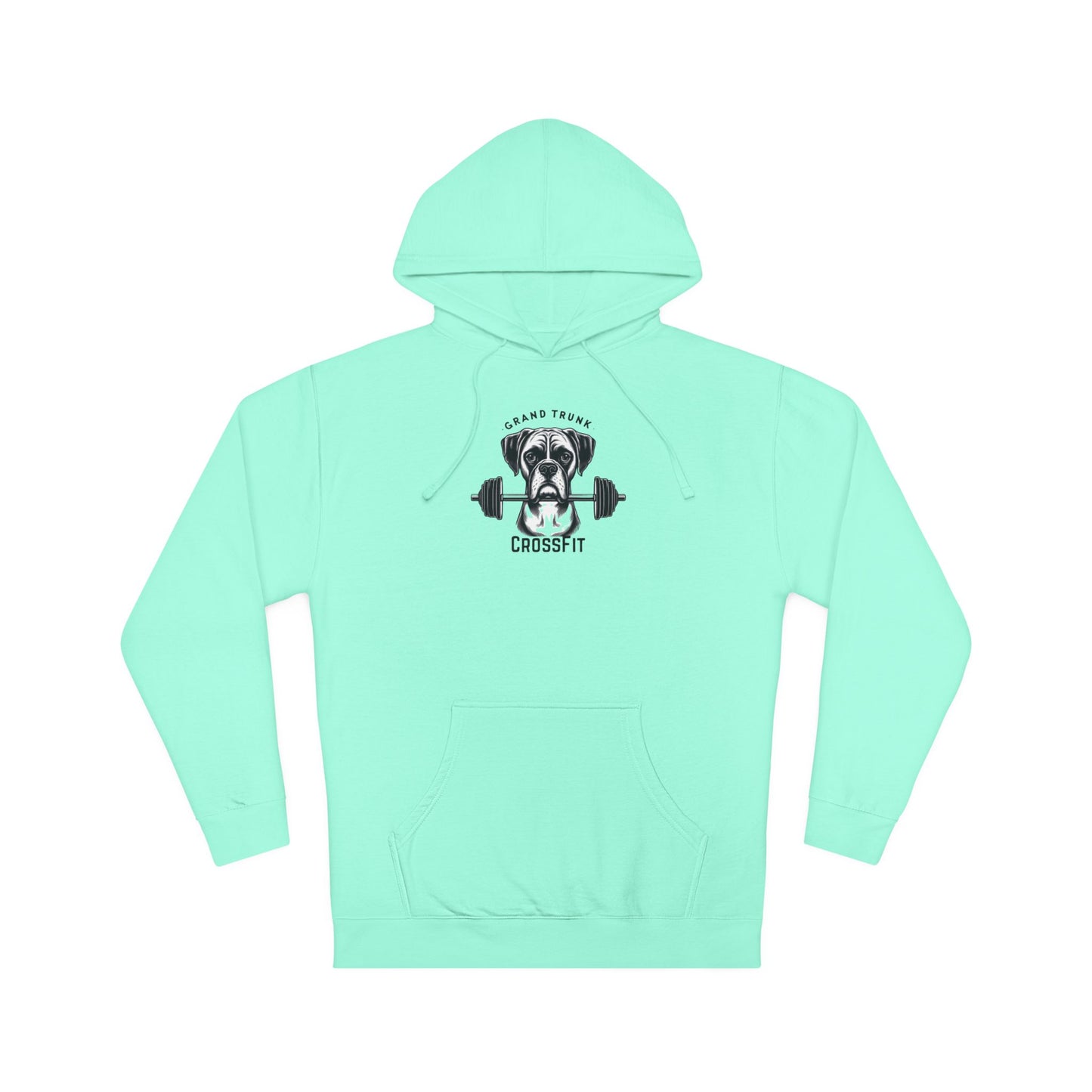 CrossFit Dog Unisex Hooded Sweatshirt - Perfect for Pet Lovers & Fitness Enthusiasts