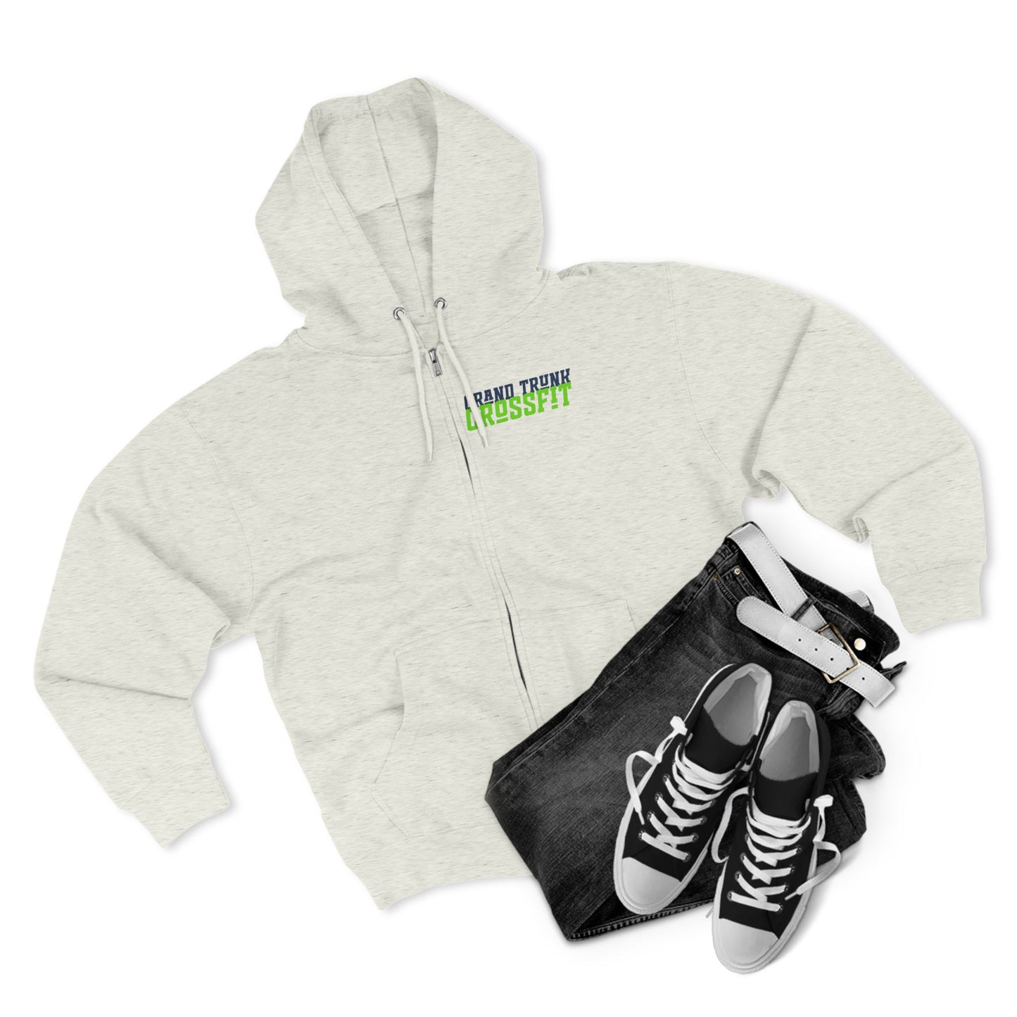 Grand Trunk CrossFit Unisex Zip Hoodie - Perfect for Gym Lovers and Active Lifestyle