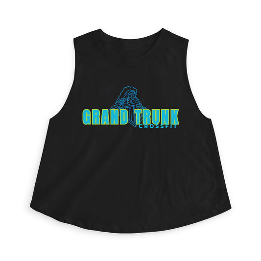 Grand Trunk CrossFit Women’s Crop Tank Top – Lightweight Gym Muscle Tee