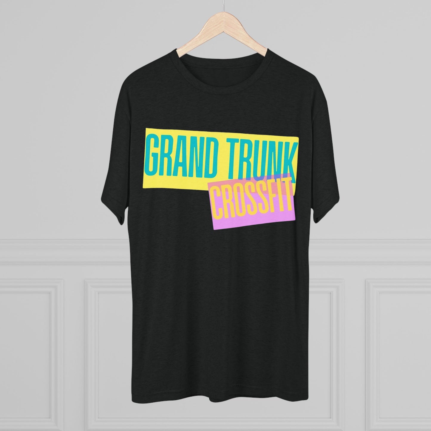 Grand Trunk CrossFit Unisex Tri-Blend Crew Tee - Comfortable Athletic Wear for Fitness Enthusiasts