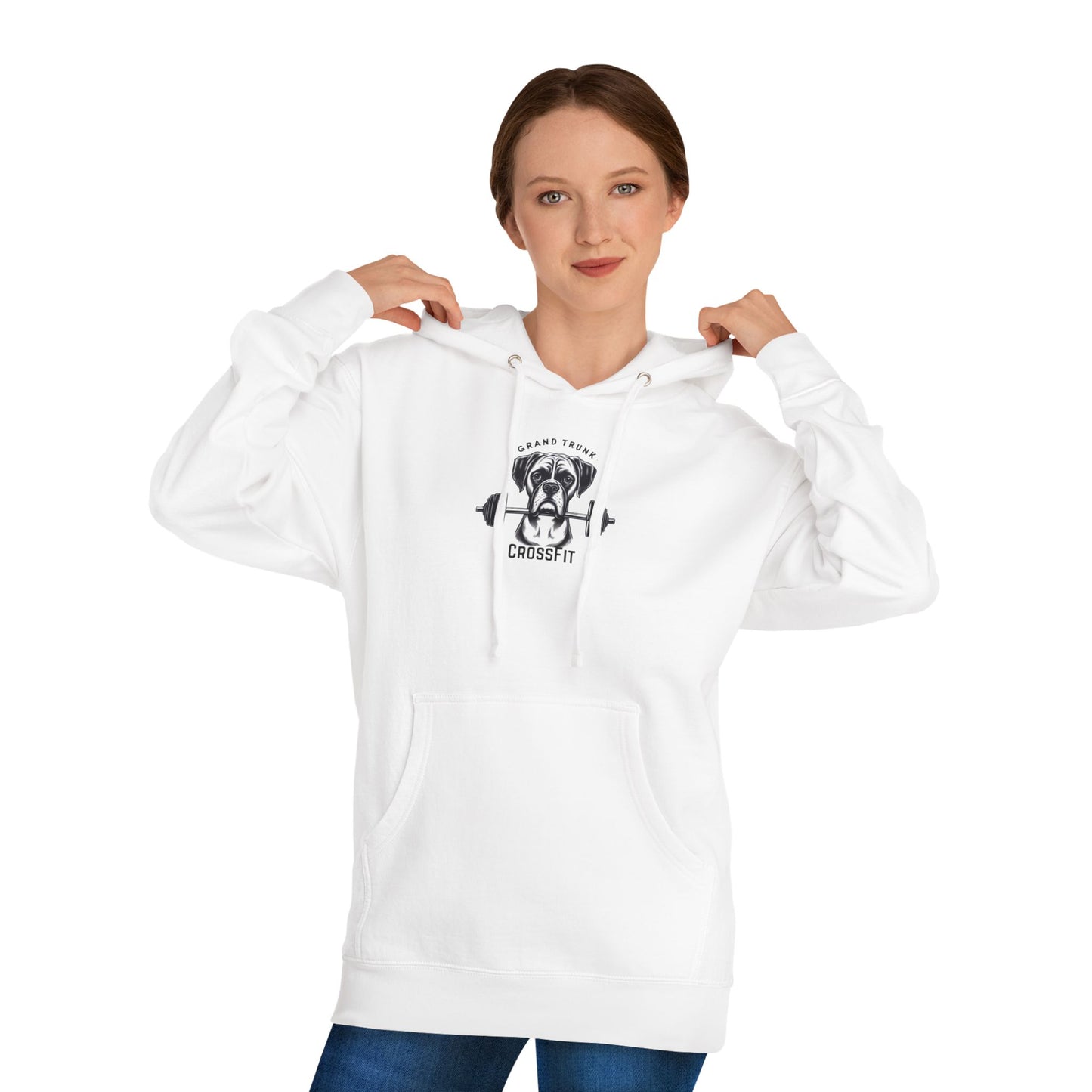 CrossFit Dog Unisex Hooded Sweatshirt - Perfect for Pet Lovers & Fitness Enthusiasts