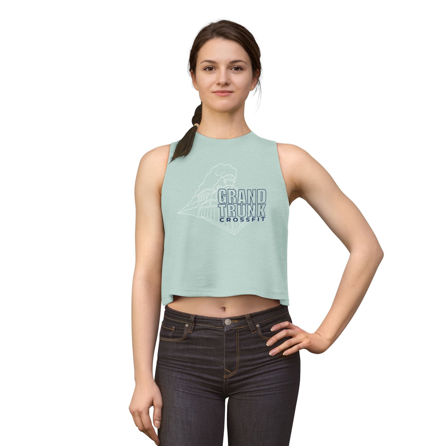 SPRING Grand Trunk CrossFit Women's Crop Tank — Vintage Fitness Crop Top