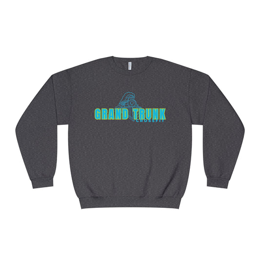 Grand Trunk Crewneck Sweatshirt — Retro Teal Logo Pullover