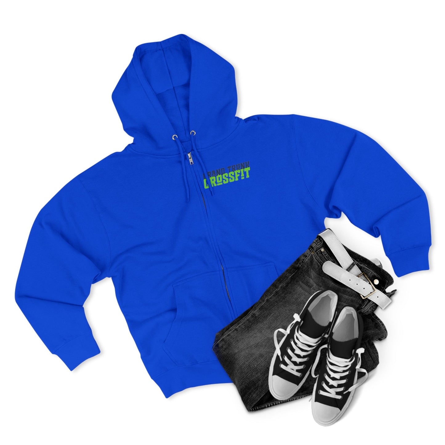 Grand Trunk CrossFit Unisex Zip Hoodie - Perfect for Gym Lovers and Active Lifestyle