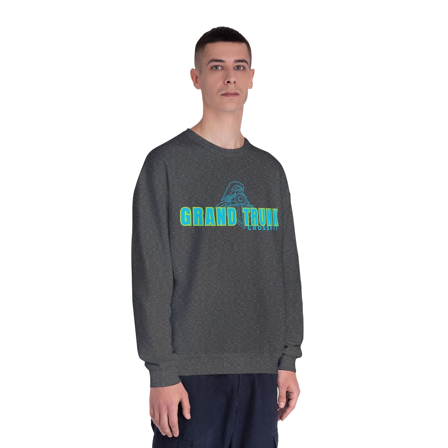 Grand Trunk Crewneck Sweatshirt — Retro Teal Logo Pullover