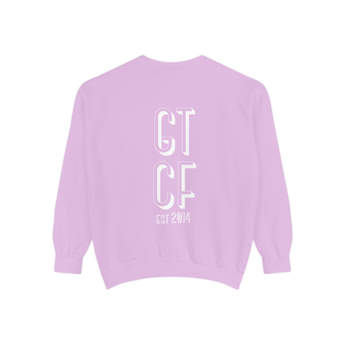 SPRING GTCF Est. 2014 Sweatshirt — Vintage Logo Garment-Dyed Crewneck