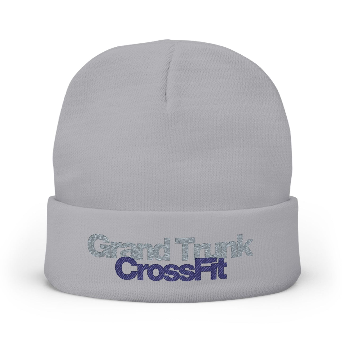CrossFit Embroidered Knit Beanie — 'Good Things' Cuffed Winter Hat