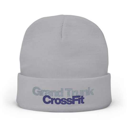 CrossFit Embroidered Knit Beanie — 'Good Things' Cuffed Winter Hat