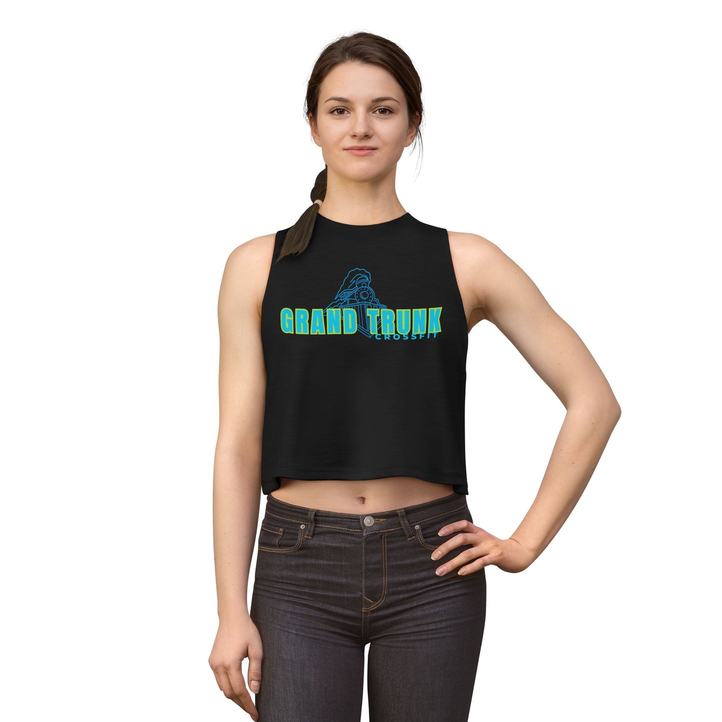 Grand Trunk CrossFit Women’s Crop Tank Top – Lightweight Gym Muscle Tee