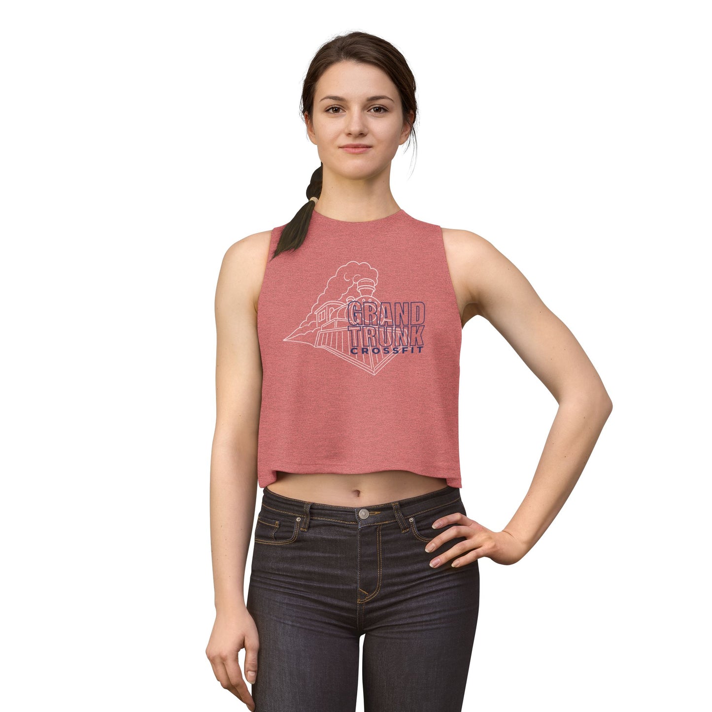 SPRING Grand Trunk CrossFit Women's Crop Tank — Vintage Fitness Crop Top