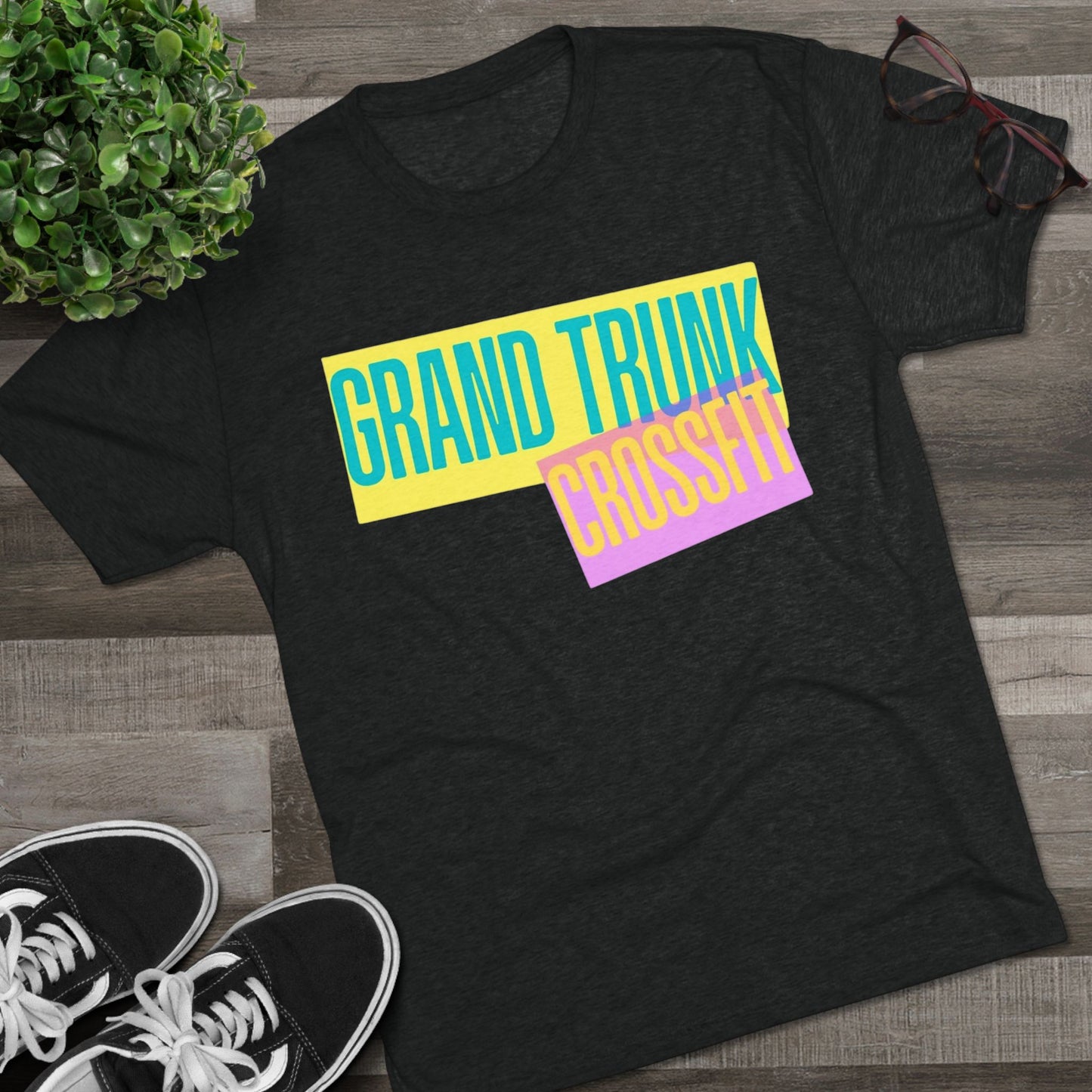 Grand Trunk CrossFit Unisex Tri-Blend Crew Tee - Comfortable Athletic Wear for Fitness Enthusiasts